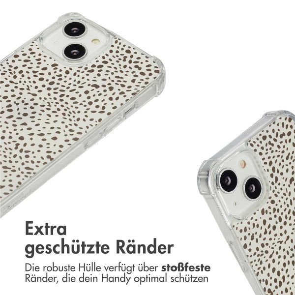 imoshion Design Hülle mit Band Apple iPhone 14 - Desert Dots