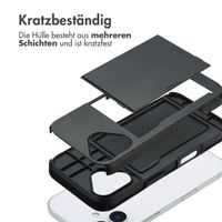 imoshion Backcover mit Kartenfach Apple iPhone 17 - Schwarz