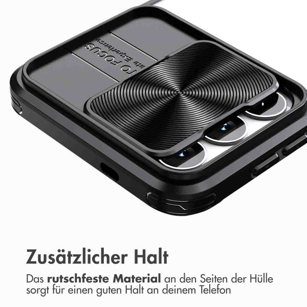 imoshion Back Cover mit Kameraschieber Samsung Galaxy S24 - Schwarz