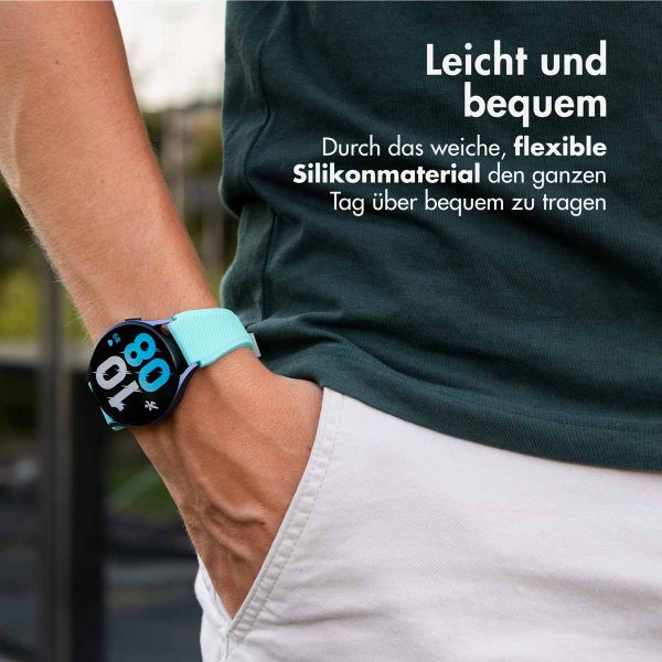 imoshion Flexibles Silikonarmband - Universeller 20-mm-Anschluss - Mintgrün