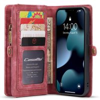 CaseMe Luxuriöse 2-in-1-Portemonnaie-Klapphülle Leder iPhone 13