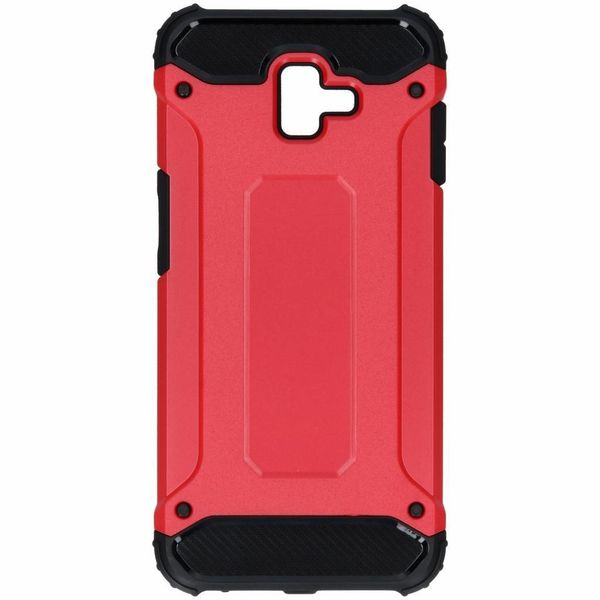 Rugged Xtreme Case Rot für das Samsung Galaxy J6 Plus