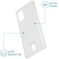 imoshion Soft Case Back Cover mit Kartenfach Galaxy A71 -Transparent