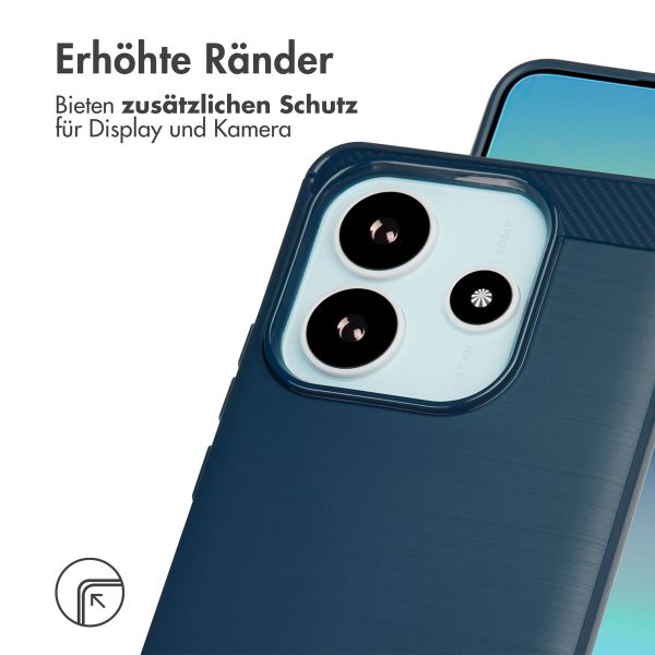 imoshion Brushed Back Cover Xiaomi Redmi Note 14 (4G) - Dunkelblau