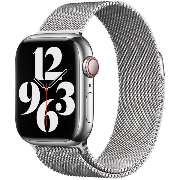 Apple Mailänder Fitness-Armband für Apple Watch Series 1-9 / SE - 38/40/41 mm / Series 10 - 42 mm - Silver