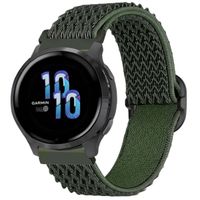 imoshion Elastisches Nylonarmband -   Universelle 22 mm Anschluss - Dunkelgrün