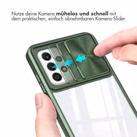 imoshion Back Cover mit Kameraschieber Samsung Galaxy A52(s) (5G/4G) - Dunkelgrün