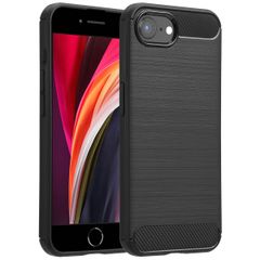 imoshion Brushed Back Cover für das iPhone SE 4 - Schwarz