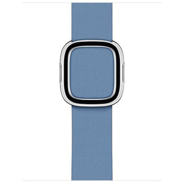 Apple Leather Band Modern Buckle für die Apple Watch Series 1-9 / SE - 38/40/41 mm / Series 10 - 42 mm - Größe L - Cornflower