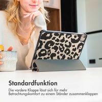 imoshion Design Trifold Klapphülle für das iPad 11 (2025) 11 Zoll / iPad 10 (2022) 10.9 Zoll - Leopard