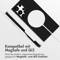 Accezz MagSafe Kevlar Hülle Samsung Galaxy S23 Ultra - Schwarz