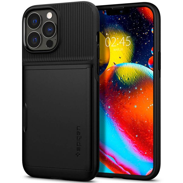 Spigen Slim Armor CS Case für das iPhone 13 Pro Max - Schwarz