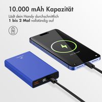 imoshion Ultra Series Powerbank 10.000 mAh - Kobaltblau