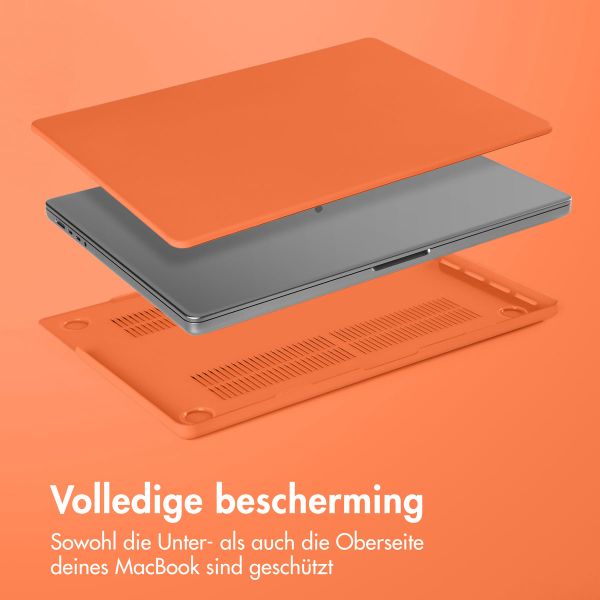 imoshion Hard Cover für das MacBook Pro 14 Zoll (2021 / 2023 M3 chip / 2024 M4 chip) - A2442 / A2779 / A2918 / A3112 / A3185 / A3401 - Apricot Crush Orange