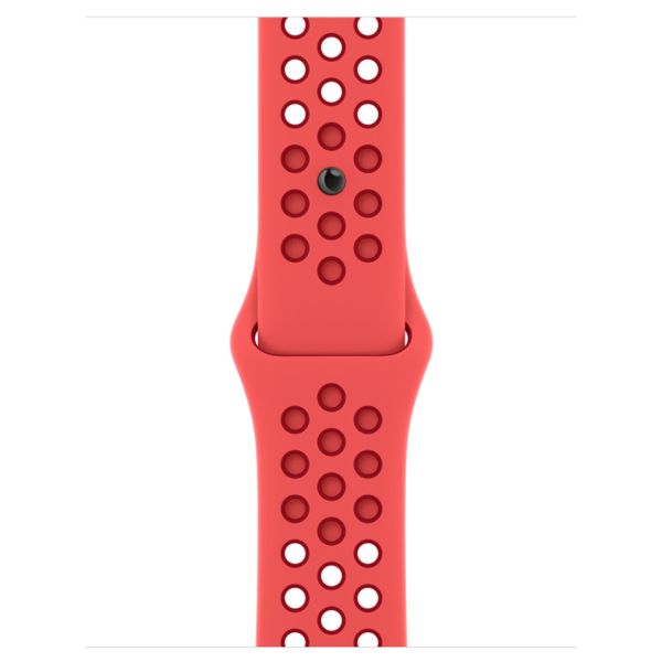 Apple Nike Sport Band für das Apple Watch Series 1-9 / SE - 38/40/41 mm / Series 10 - 42 mm - Bright Crimson / Gym Red