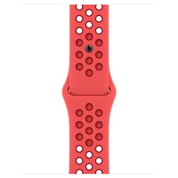 Apple Nike Sport Band für das Apple Watch Series 1-9 / SE - 38/40/41 mm / Series 10 - 42 mm - Bright Crimson / Gym Red