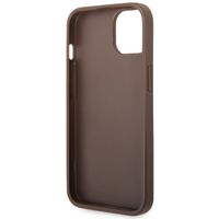 Guess 4G Metal Logo Back Cover für das Apple iPhone 14 - Braun