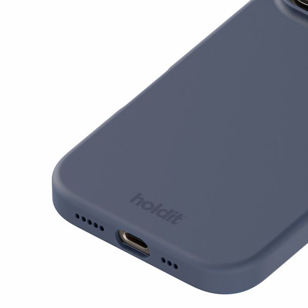 Holdit Silicone Case für das iPhone 16 Pro - Pacific Blue