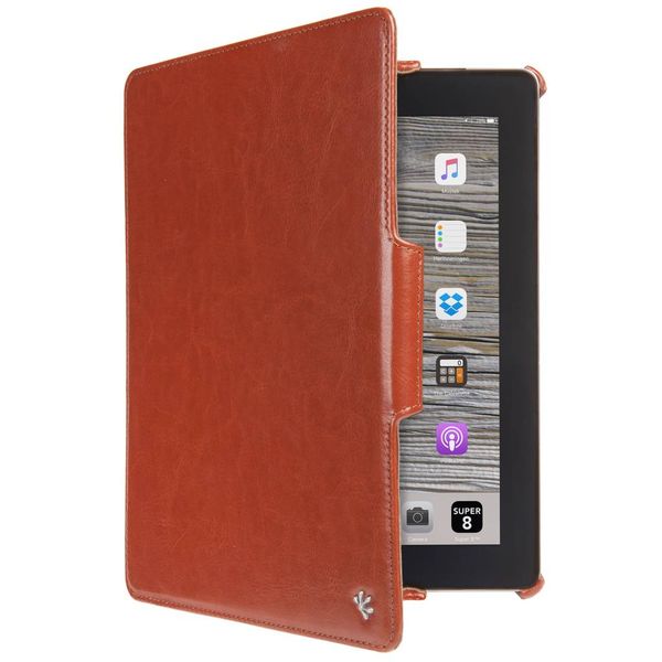 Gecko Covers Slimfit Klapphülle Braun für das iPad 4 (2012) 9.7 inch / 3 (2012) 9.7 inch / 2 (2011) 9.7 inch