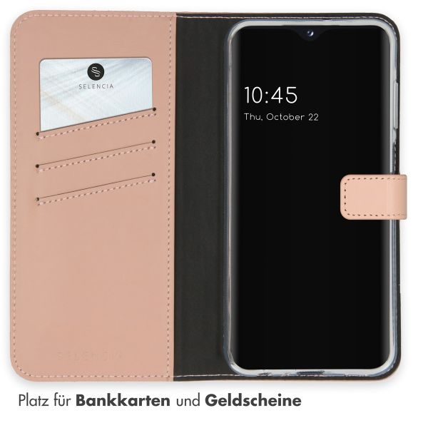 Selencia Echtleder Klapphülle Samsung Galaxy A25 (5G) - Dusty Pink