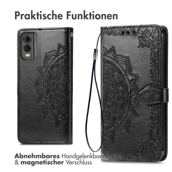 imoshion Mandala Klapphülle Nokia C32 - Schwarz