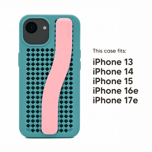 Callbuddy Hülle mit Strap Apple iPhone 17e / 16e / 15 / 14 / 13 - Miami Vice