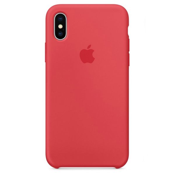 Apple Silikon-Case Red Raspberry für das iPhone X