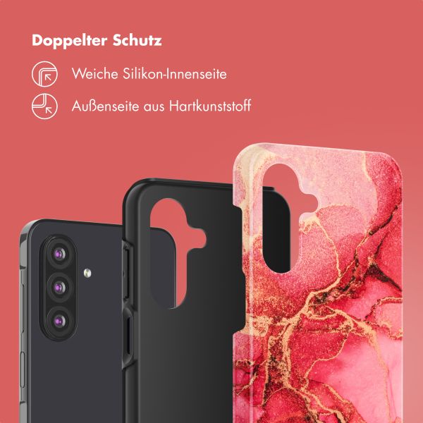 Selencia Vivid Back Cover Samsung Galaxy A26 - Rosy Marble