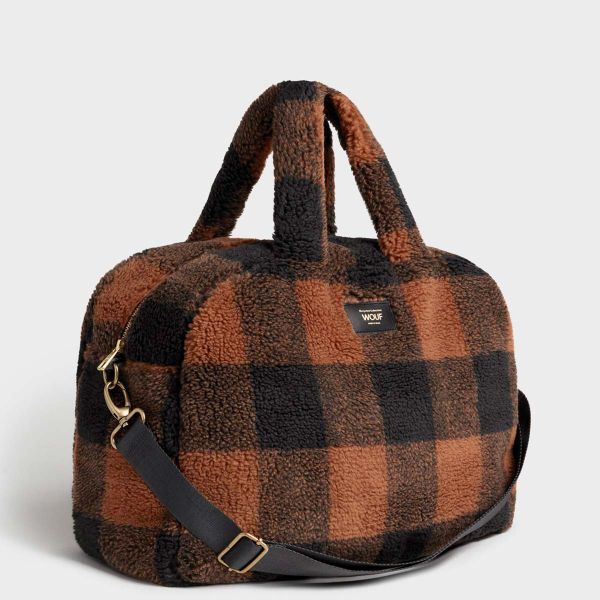 Wouf Teddy Weekend Bag - Weekender - Brownie