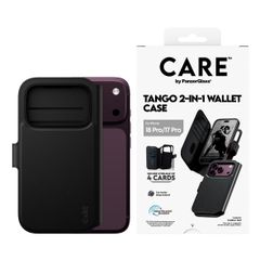 CARE by PanzerGlass Tango 2 in 1 Wallet Case MagSafe Apple iPhone 18 Pro / 17 Pro - Schwarz