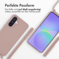 imoshion SilikonHülle mit Band Samsung Galaxy A37 (5G) - Sand Pink