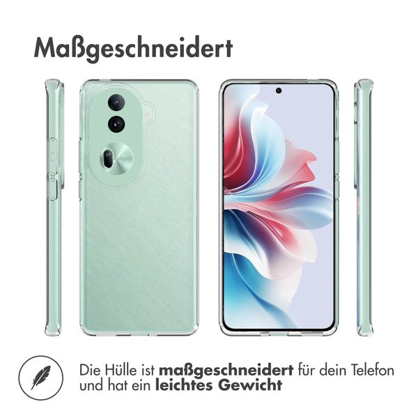 Accezz TPU Clear Cover für das Oppo Reno 11 - Transparent