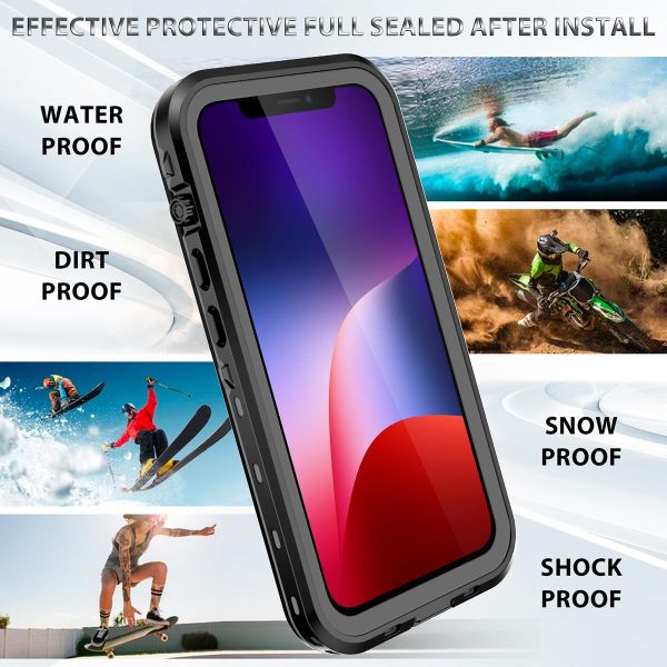 Redpepper Dot Plus Waterproof Case für das Apple iPhone 13 - Schwarz