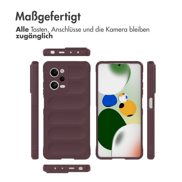 imoshion EasyGrip Backcover für das Xiaomi Redmi Note 12 Pro - Aubergine