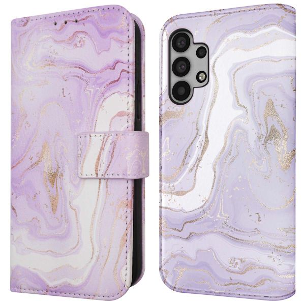 imoshion Design Klapphülle für das Samsung Galaxy A32 (5G) - Purple Marble