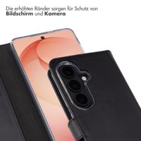 Selencia Echtleder Klapphülle Samsung Galaxy S26 Plus - Schwarz