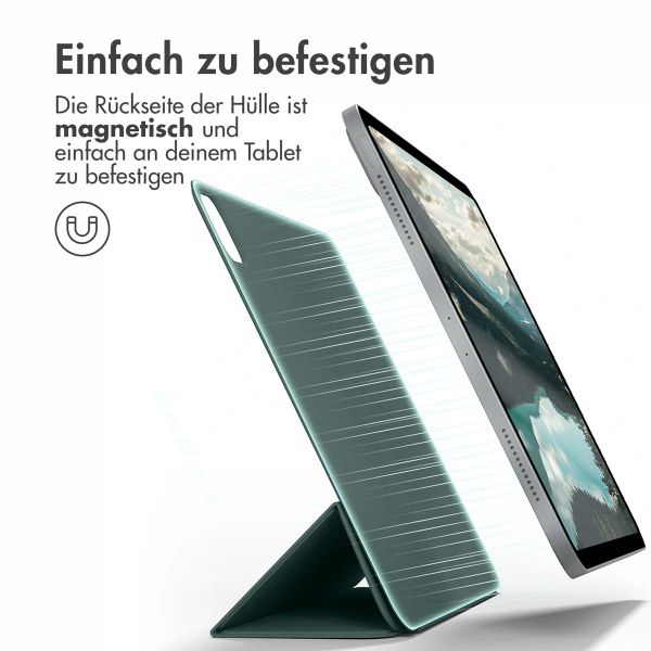 imoshion Magnetic Klapphülle für das iPad Pro 12.9 (2020/2021/2022) - Dunkelgrün