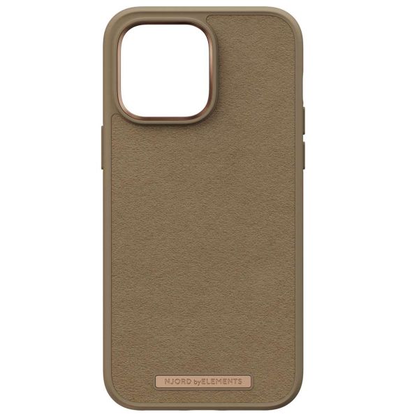 Njorð Collections Wildleder Comfort+ Case für das iPhone 14 Pro Max - Camel