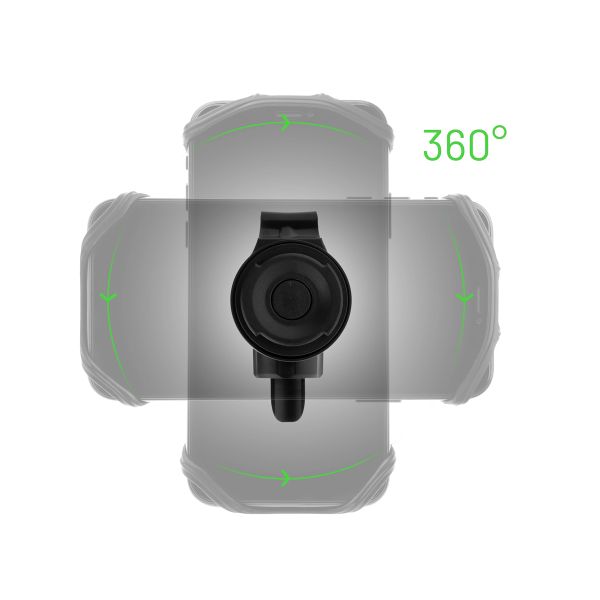 Fixed Bikee 2 – Handyhalterung für Fahrrad – 360 Grad drehbar – Universell – Schwarz