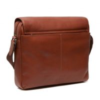 The Chesterfield Brand Gili Laptoptasche 14 Zoll - Umhängetasche - Echtes Leder - Cognac