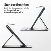 imoshion Mandala Klapphülle Apple iPad Air 11 Zoll (2025) M3 / (2024) M2 / Air 5 (2022) / Air 4 (2020) - Schwarz