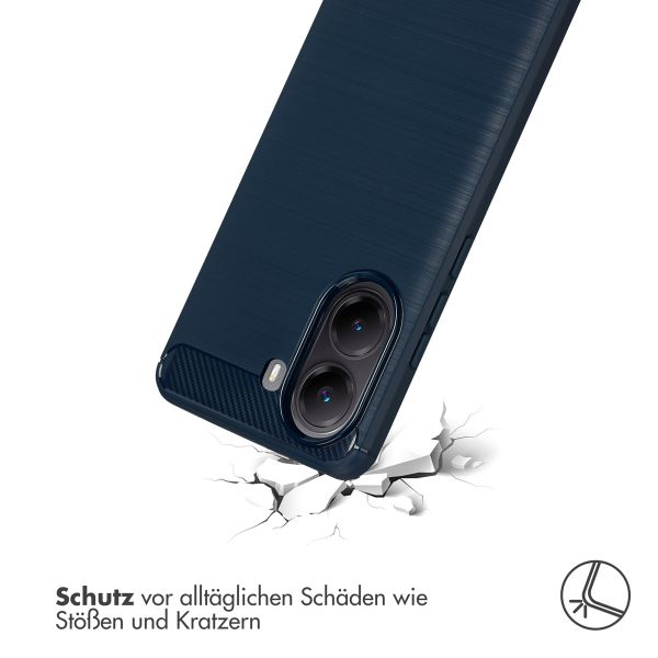 imoshion Brushed Back Cover Xiaomi Poco X7 Pro - Dunkelblau