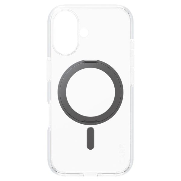 CARE by PanzerGlass Kickstand Case MagSafe für das iPhone 16 - Schwarz