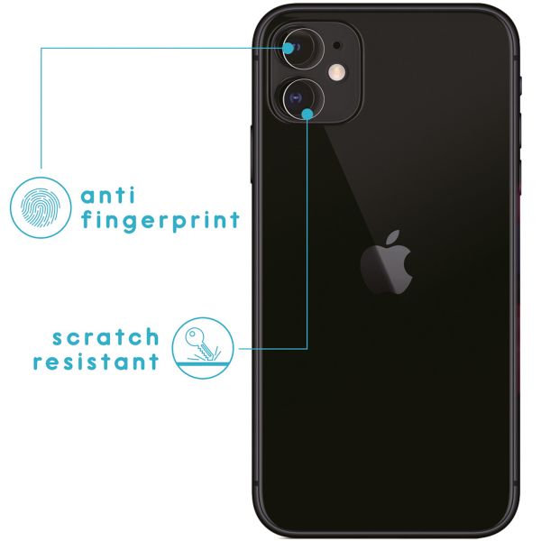 imoshion Displayschutzfolie 3er-Pack + Kameraschutz Glas iPhone 11