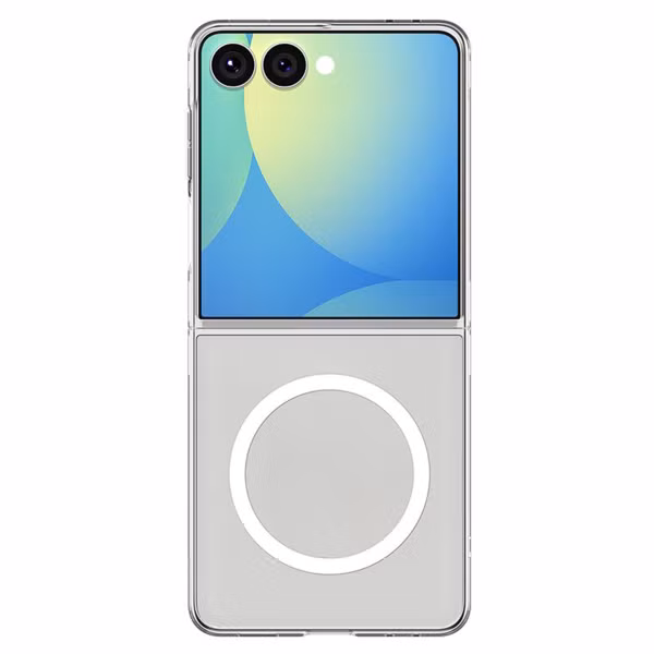 Spigen AirSkin Backcover MagSafe Samsung Galaxy Z Flip 6 / Flip 7 FE - Clear / White