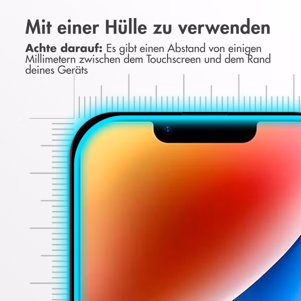 Accezz Displayschutz 2er-pack aus gehärtetem Glas Apple iPhone 13 Pro Max / 14 Plus