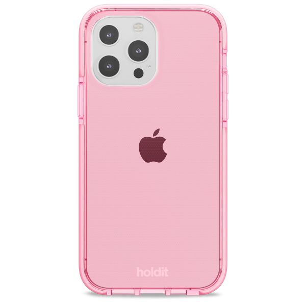 Holdit Seethru Case für das iPhone 13 Pro - Bright Pink