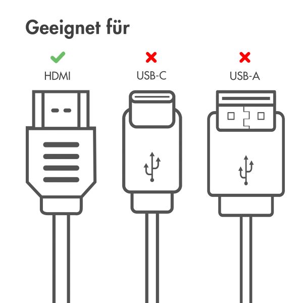 imoshion HDMI-auf-HDMI-2.1-Kabel - 1,5 Meter