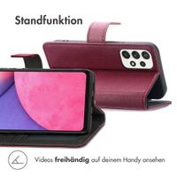 imoshion Luxuriöse Klapphülle Samsung Galaxy A33 - Bordeaux