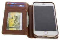 Twelve South Journal Wallet-Klapphülle iPhone SE (2022 / 2020) / 8 / 7 - Cognac